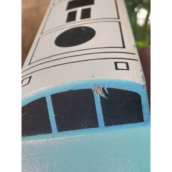 Britt Allcroft Thomas Train Engine Wooden Railway 2000 Diesel D199 EXCELLENT VTG - Picture 16 of 16